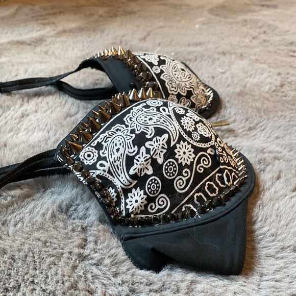 Custom Studded Festival Push-up Bra - Picture 3 of 5